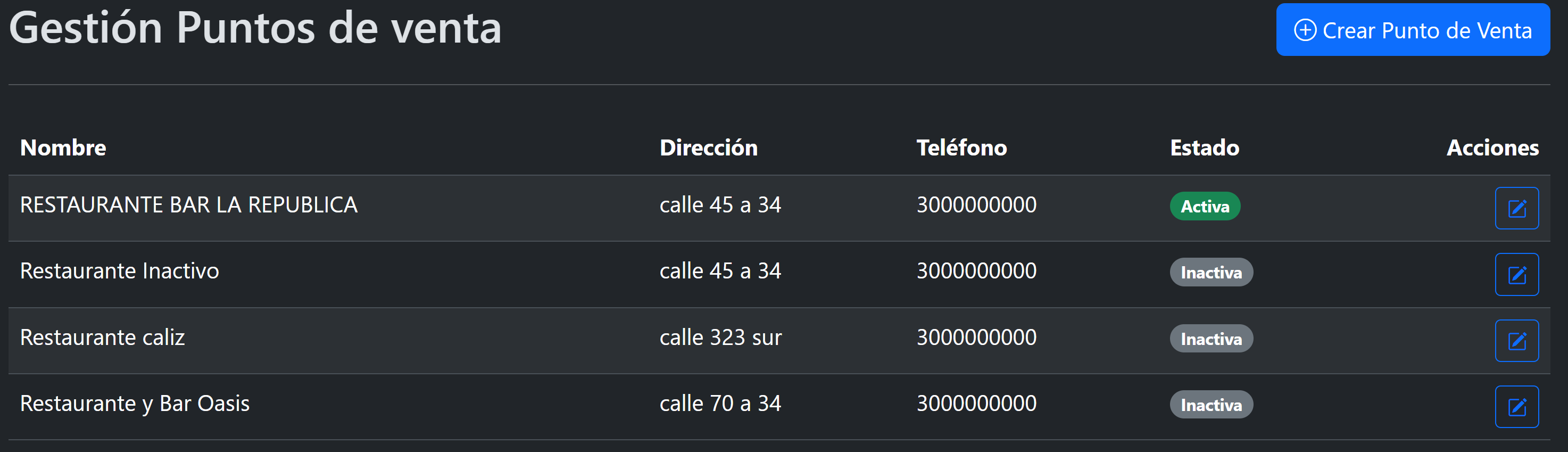 Multi-Almacén y Sedes